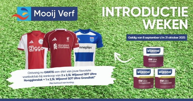 Ontvang een GRATIS voetbalshirt van jouw favoriete club!*